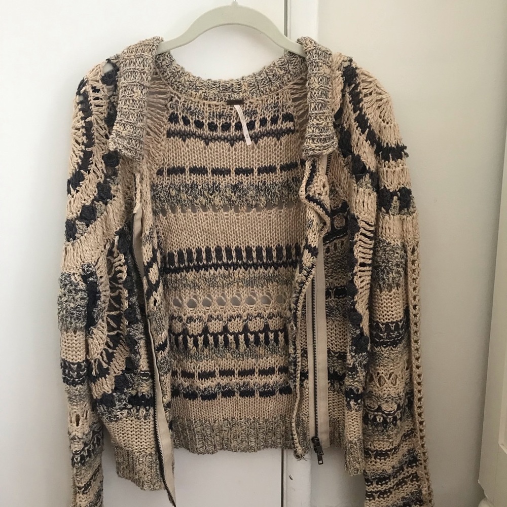 Free People sweater jacket